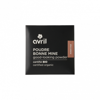 Poudre bonne mine ambré irisé certifiée bio Avril