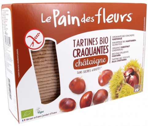Tartines craquantes BIO Chataigne 300 gr Le pain des fleurs