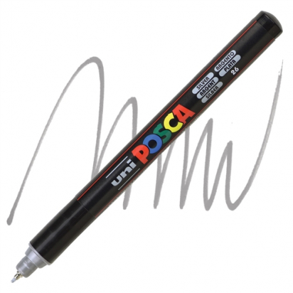 Marqueur PC1MR pointe extra-fine 0,7 mm Argent POSCA