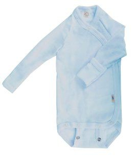 Body bio laine et soie  bleu clair - IOBIO