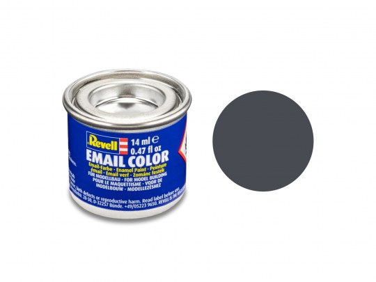Peinture Gris foncé mat 14 ml Revell