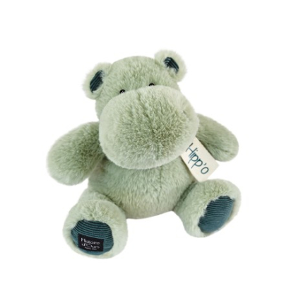 Hippo Peluche 25cm Vert amande Histoire d'ours
