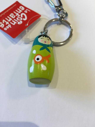 Porte-clé - Matriochka vert - Le coin des enfants