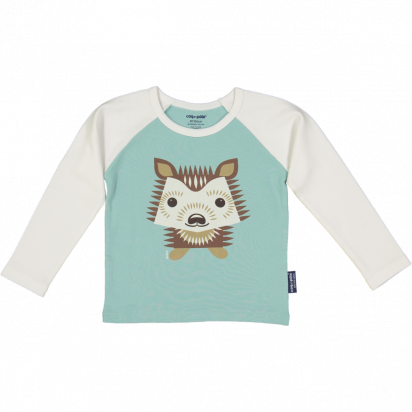 T-shirt en coton bio RAGLAN HÉRISSON Coq en pâte