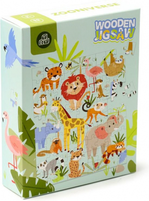 Zooniverse Puzzle animaux du zoo 90pc Jigsaw Puzzle