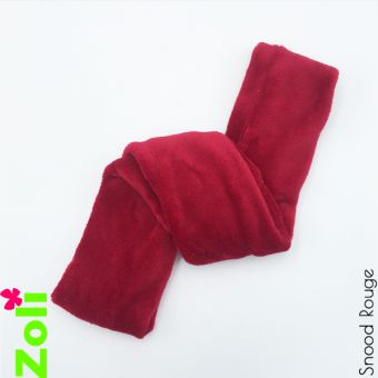 Snood tout doux enfant ROUGE Zoli