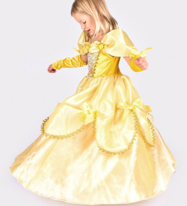 Déguisement Princesse robe bella Belle - Yellow Den Goda Fen