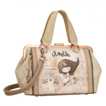 Sac à main fermoir vintage "Memories" Anekke.