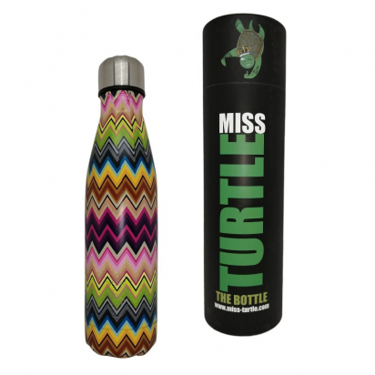 Gourde isotherme 500 ml Comme un Eté Indien Miss turtle