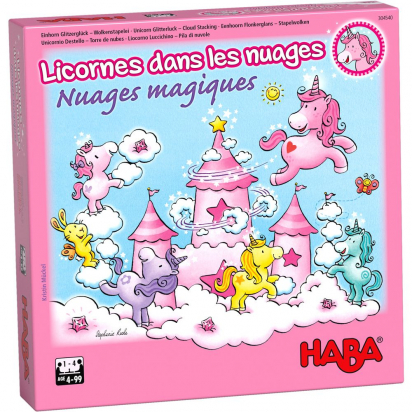 Licornes dans les nuages Nuages magiques Haba