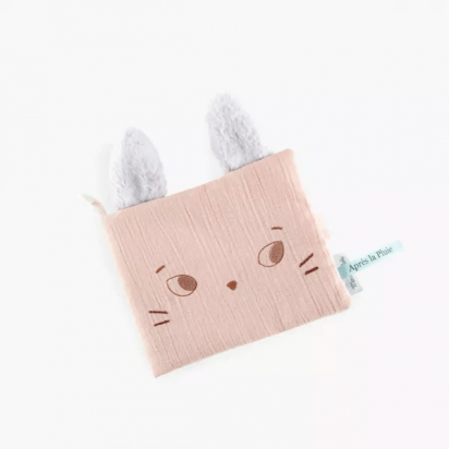 Album photo textile rose Après la pluie Moulin roty