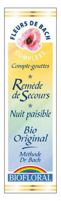 Complexe de secours Nuit paisible Compte-gouttes - Biofloral