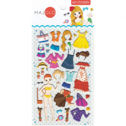 Stickers - fashion star rousse  - Majolo