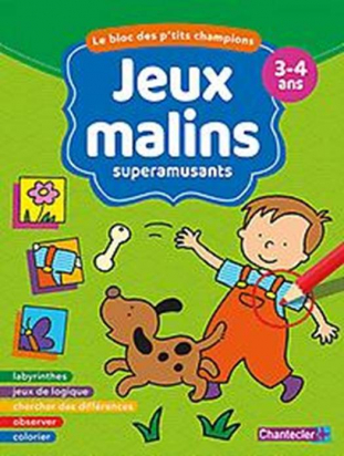 Bloc de jeux ultra amusants 3-4 ans - Chantecler