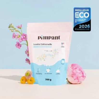 Recharge blanchissant détachant 700 g – certifié ECOCERT Ecodétergent Pimpant