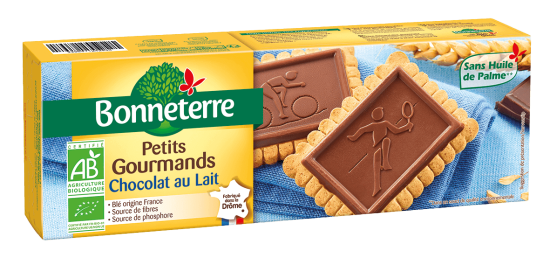 Bonneterre Petits gourmands chocolat lait bio 126g Bonneterre