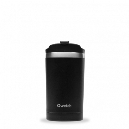 Travel mug isotherme Noir 300ml Qwetch