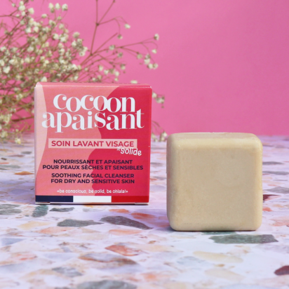 Nettoyant visage solide peau sèche et sensible Lamazuna