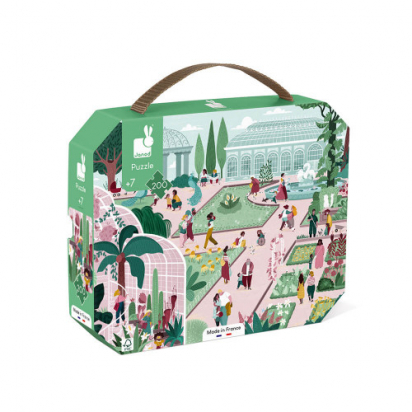 Puzzle jardin botanique 200 pièces janod