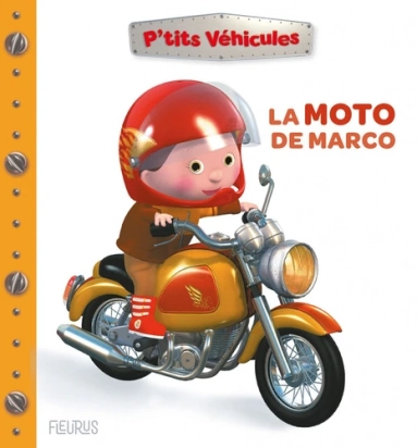 La moto de Marco Ptits véhicules Fleurus