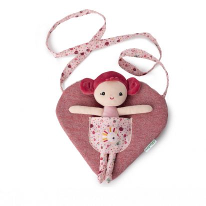 aline poupee avec sac coeur Lilliputiens 