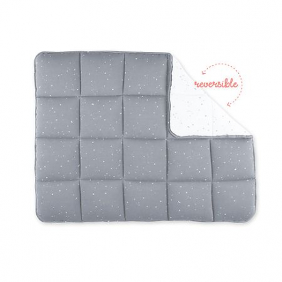 Tapis de sol / parc Jersey 75x95 cm Etoiles Gris Bemini