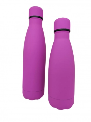 Gourde isotherme 500 ml Fuchsia Foncé Miss turtle