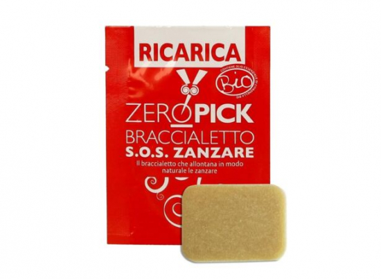 Lot de 3 recharges pour bracelet anti moustique Bio Citronnelle Zeropick