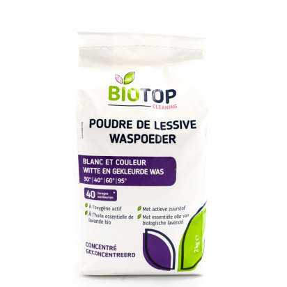 Poudre à lessiver concentrée 2kg - Biotop
