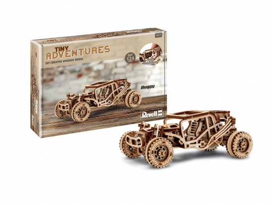 Tiny Adventures - Buggy Modèles fonctionnels en bois à assembler