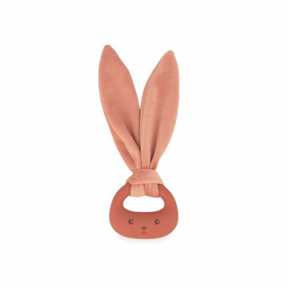 Anneau de dentition en silicone lapin Terracotta Kaloo