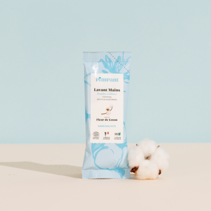 Lavant mains Fleur de coton poudre 25g PIMPANT