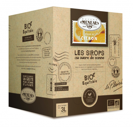 Sirop de citron BIO Équitable 3L Meneau