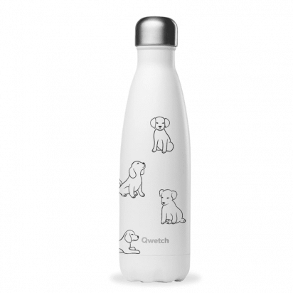 Bouteille Isotherme Pretty dogs 500 ml Qwetch