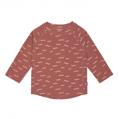 T-shirt Anti-UV Manches Longues Vagues Bois de Rose Lassig