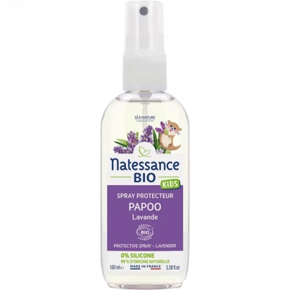Spray protecteur papoo lavande - tous types de cheveux (dès 3 ans) 100 ml Natessance