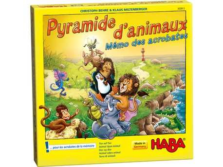 Pyramide d'animaux - Mémo des acrobates - Haba 
