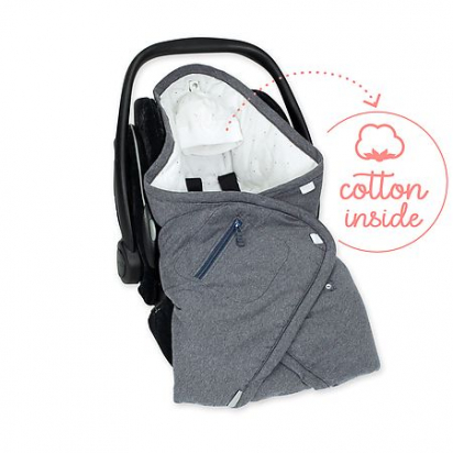 Biside couverture nid d'ange Jersey Gris anthracite Bemini