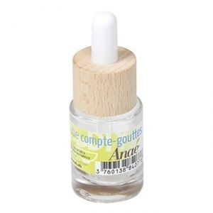 Tube compte-gouttes verre et bois - 15 ml - Anaé