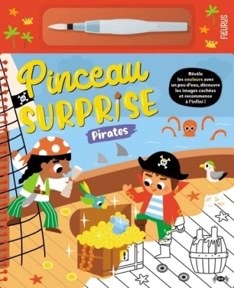 Coloriage magique Pinceau surprise Les pirates Fleurus