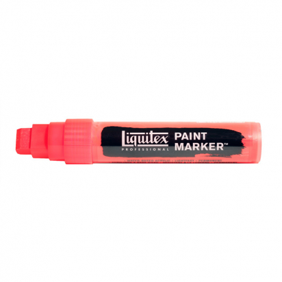 Marqueur pointe large Rouge Fluo Liquitex