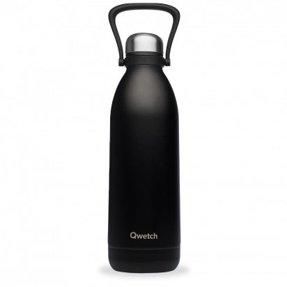 Bouteille Isotherme - 1,5L - Matt noir - Qwetch