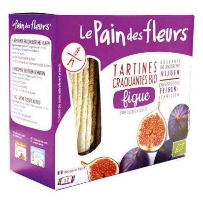 Tartines craquantes BIO Figue 150gr Le pain des fleurs