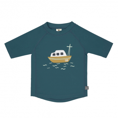 T-shirt Anti-UV Manches Courtes Bateau Bleu Lassig