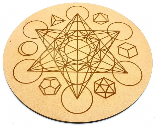 Plaque de rechargement en Bois Etoile Boussole 20cm