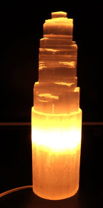 Lampe Sélénite Montagne 30cm