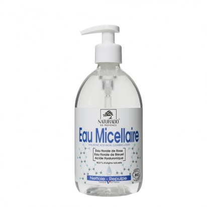 Eau micellaire démaquillante BIO -  500ml - Naturado