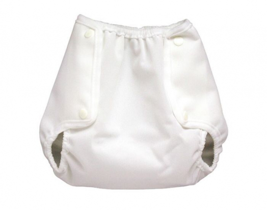 Culotte de Protection Vento Blanche  - Fermeture à Pressions Popolini