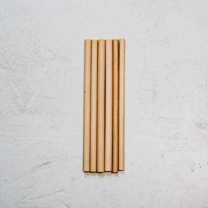 Pailles en bambou 13cm - 6 unités - Bambaw