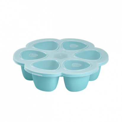 Multiportions silicone 6x90 ml bleu Beaba